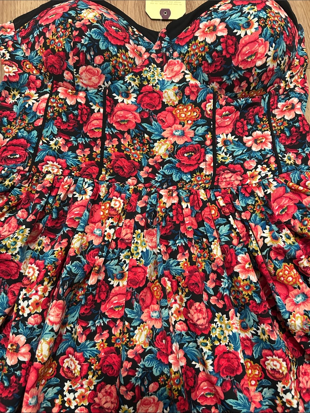 NWT Medium Band of Gypsies Floral Mini Dress - Picture 5 of 7